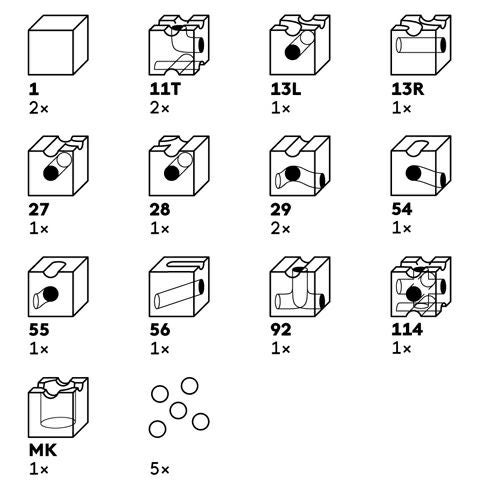 【ビー玉40個特典付】 キュボロ トリック CUBORO クボロ