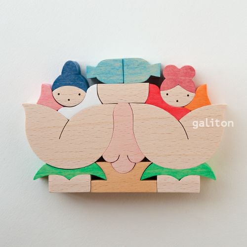 小黒三郎 バラの花びな ぼんぼり付き（小）