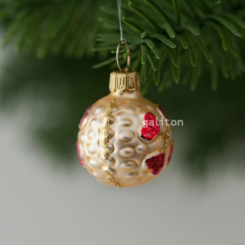 【xmas限定販売】 グラスオーナメント 4つのハート 30157