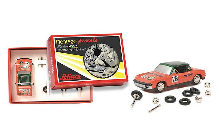 Schuco/シュコー 450560600 MHI Piccolo Montagekasten (Porsche 914 Jagermeister)
