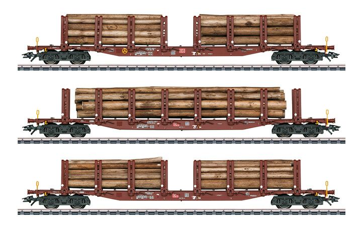 maerklin/メルクリン 47146 ステーク貨車3両セット DBAG 材木運搬