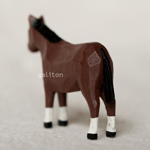 クリスティアンヴェルナー Christian Werner うま 茶 黒たてがみ（小）