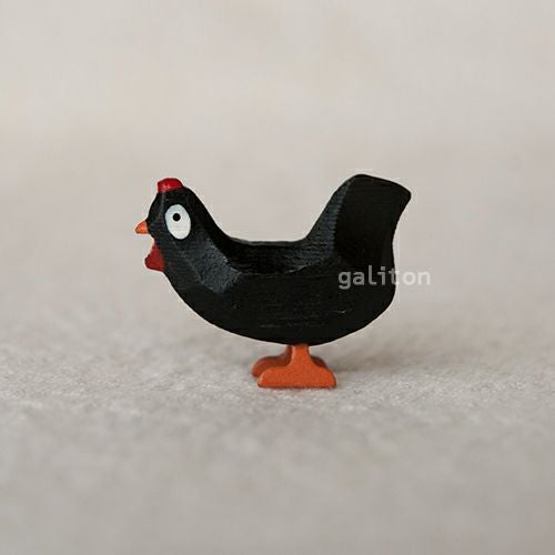 クリスティアンヴェルナー Christian Werner にわとり 黒（小）