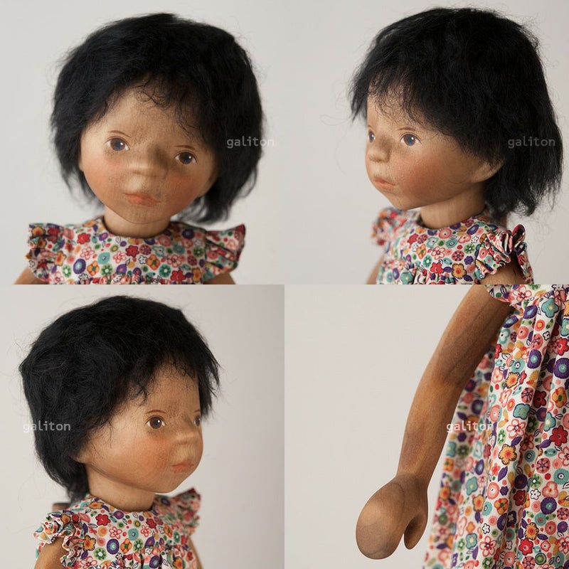 Elisabeth Pongratz ポングラッツ人形 オールウッド H364e 花柄ワンピース