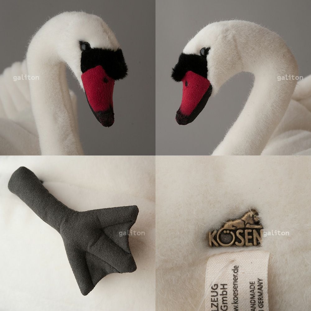 ケーセン Koesen ぬいぐるみ 白鳥