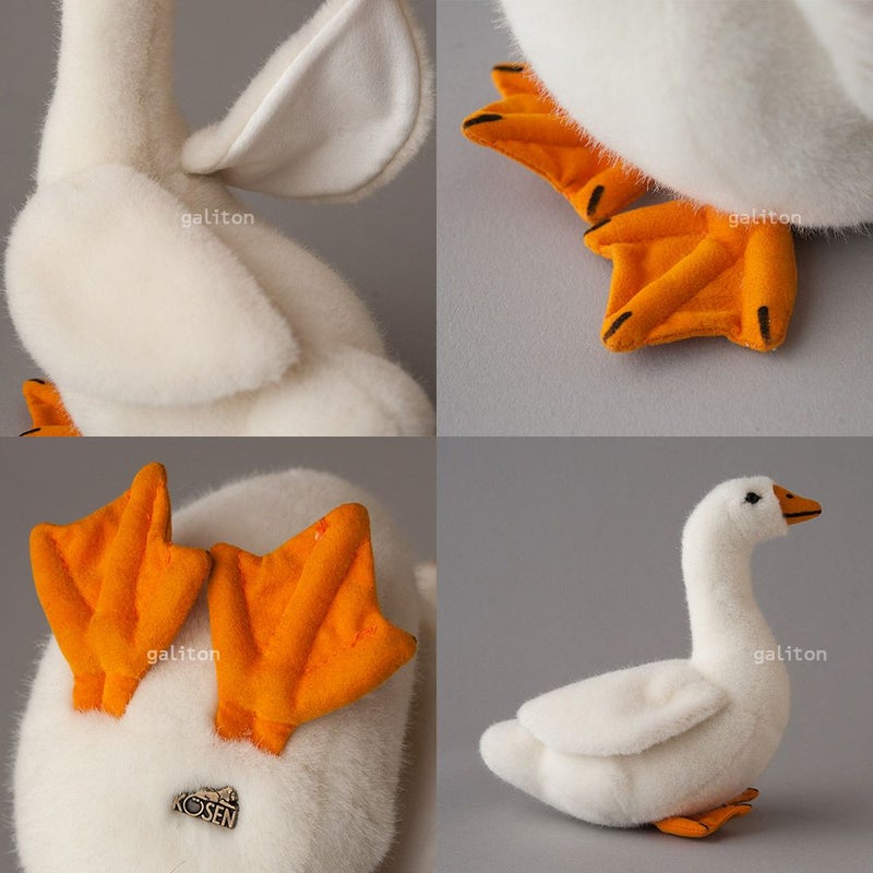 ケーセン Koesen ぬいぐるみ がちょう（小） 白