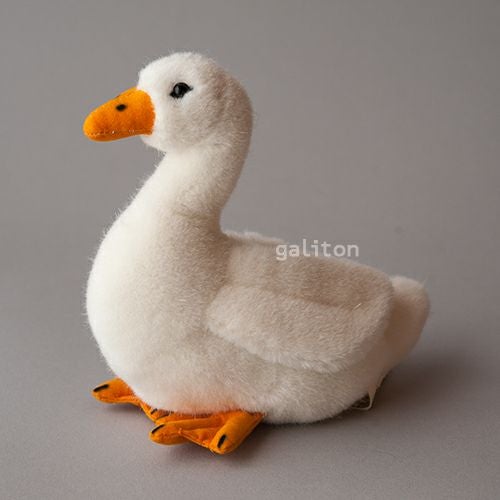 ケーセン Koesen ぬいぐるみ あひる（小）白