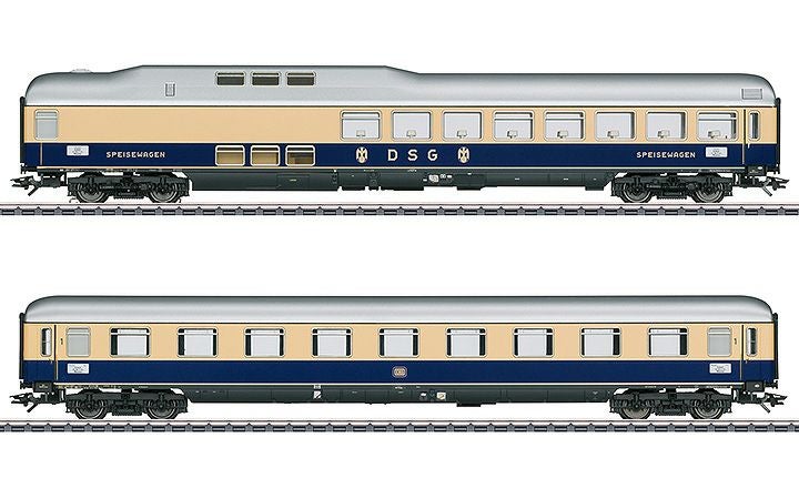 maerklin/メルクリン 43882 急行列車客車2両セット2 DB Rheinpfeil
