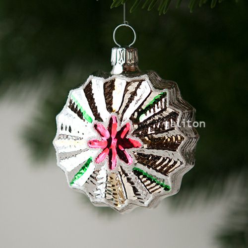 【xmas限定販売】 グラスオーナメント ワッフル 30170B