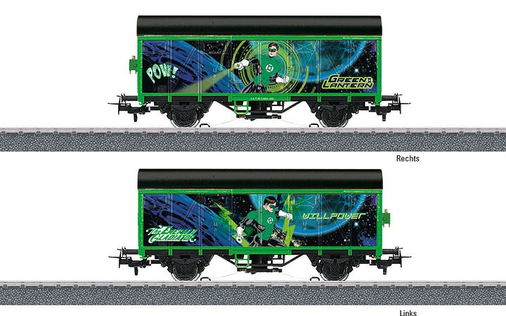 maerklin/メルクリン 44830 有蓋ボックス貨車 Green Lantern