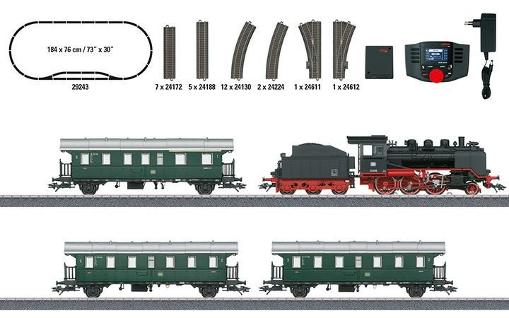 maerklin/メルクリン 29243 HOデジタルスターターセット ドイツ DB BR 24