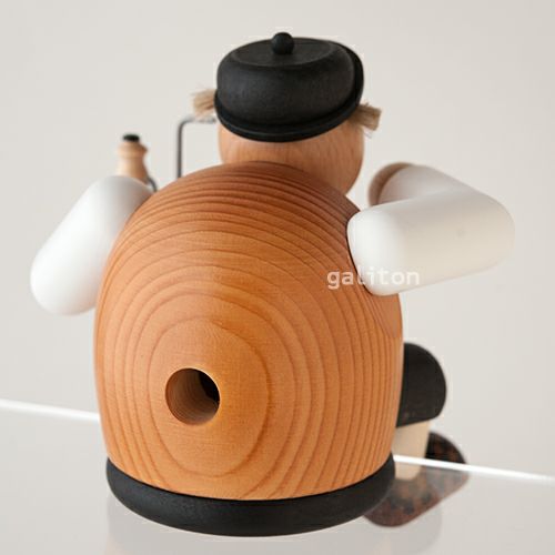 煙出し人形 KWO太っちょコーヒー通 座り 21591