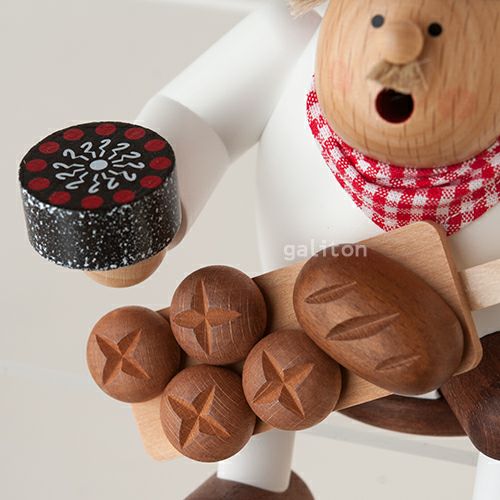 煙出し人形 KWO太っちょパン屋 座り 21616