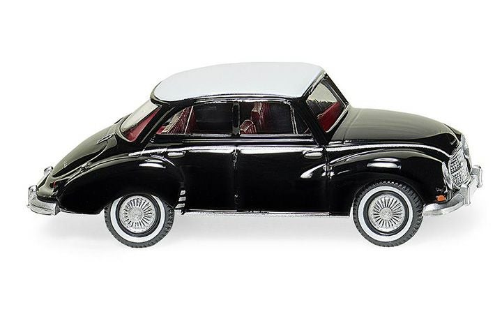 Wiking/ヴィーキング 012002 DKW Limousine - schwarz mit weisem Dach