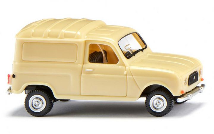 Wiking/ヴィーキング 022505 Renault R4 Kastenwagen - elfenbein