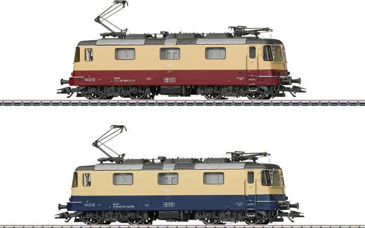 メルクリン 37300 maerklin/メルクリン 37300 電気機関車 RE421 (IRSI) 2両セット |木の