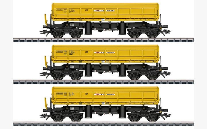 maerklin/メルクリン 48459 ダンプ貨車3両セット Type Fas/Fakks Gleisbaumaschinen Wiebe GmbH