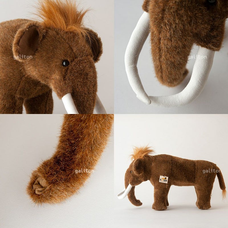 ケーセン Koesen ぬいぐるみ マンモス（大）