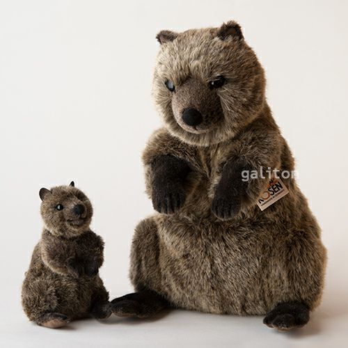 ケーセン Koesen ぬいぐるみ クオッカ（クアッカワラビー）の親子