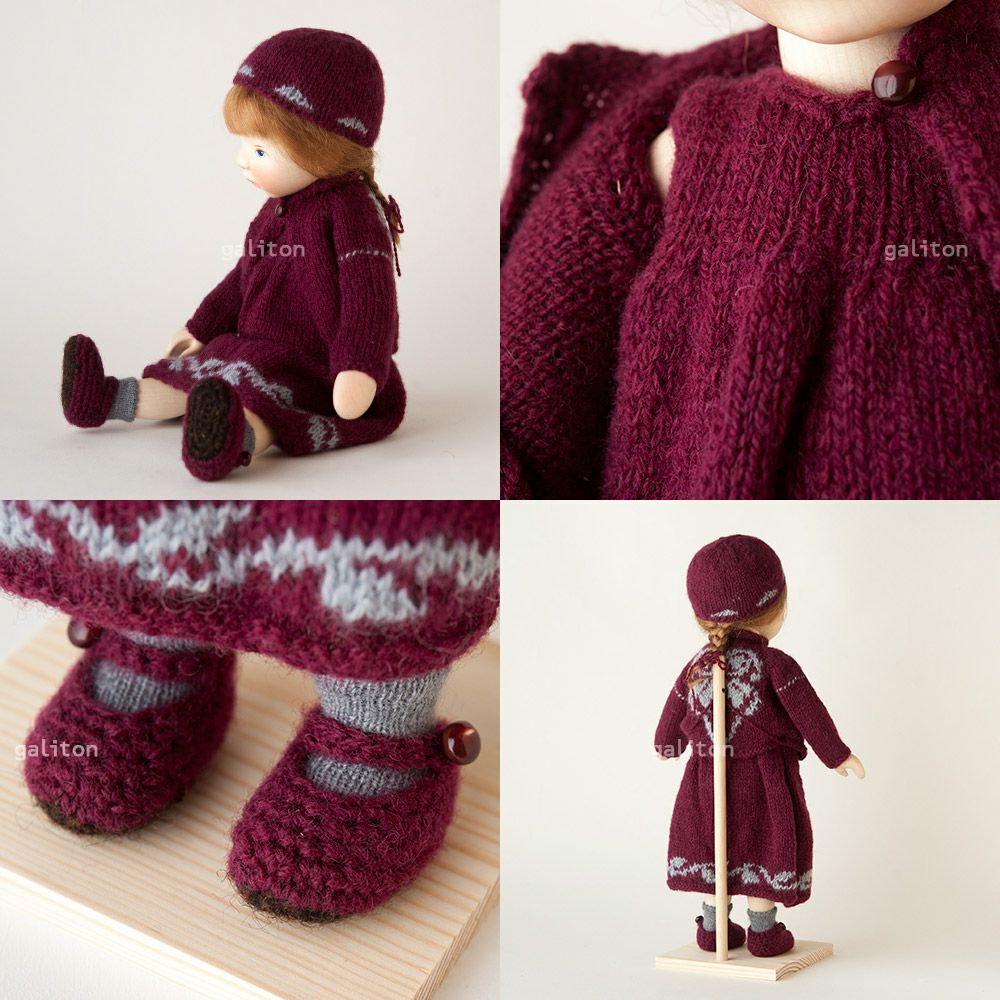 Elisabeth Pongratz ポングラッツ人形 オールウッド H401 エンジニットワンピース ボレロ付き