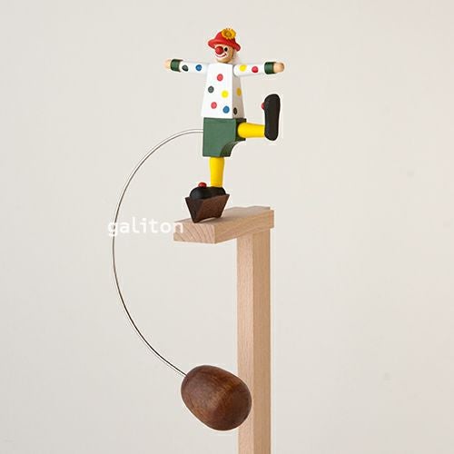 ヴォルフガングヴェルナー Wolfgang Werner やじろべえ（大）クラウン 緑パンツ水玉服