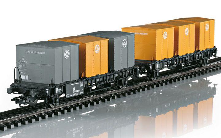 maerklin/メルクリン 46661 コンテナ輸送貨車 DB Type Laabs Volkswagen