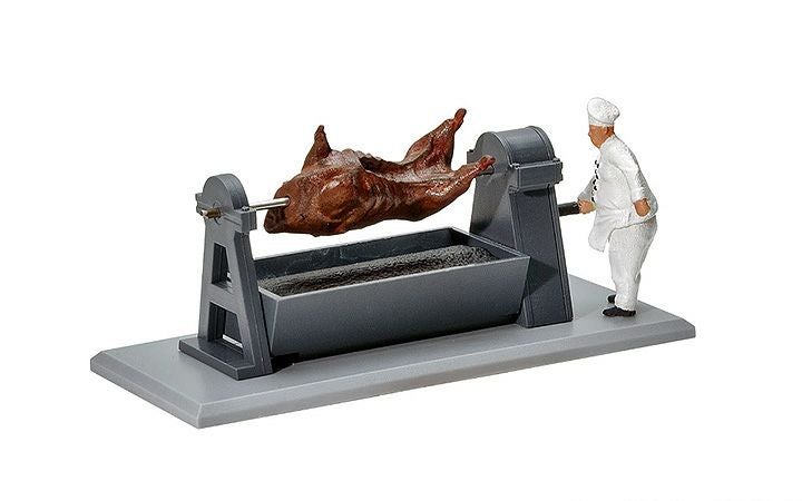Viessmann/フィースマン 1552 雄牛の丸焼きを作るコック for HO