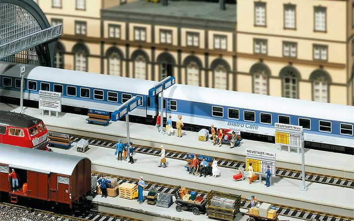 鉄道施設４点セット(faller HO 71) 駅・鉄道施設 | 木のおもちゃ がりとん