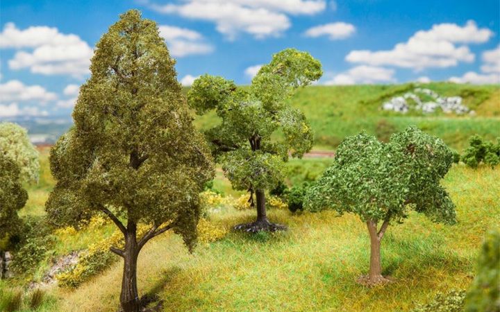 FALLER/ファーラー 181170 プレミアム樹木 アソート3本セット