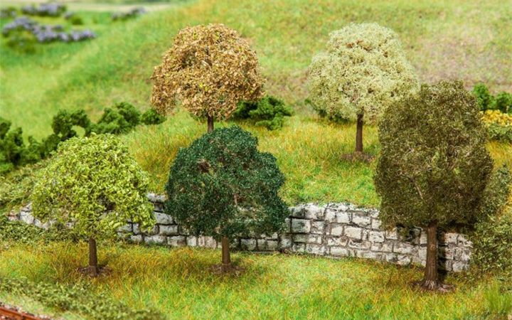 FALLER/ファーラー 181172 プレミアム樹木 低木アソート5本セット