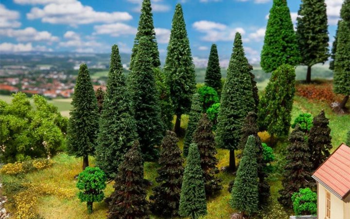 FALLER/ファーラー 181530 樹木混合アソート30本セット