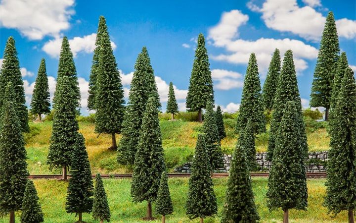 FALLER/ファーラー 181539 モミの木アソート50本セット