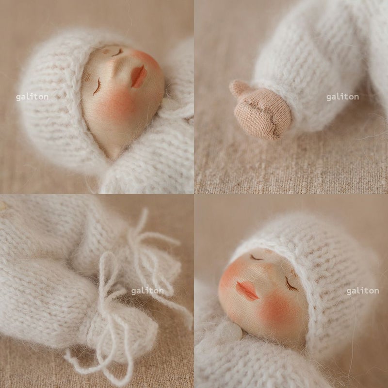 Elisabeth Pongratz ポングラッツベビー極小W001S 白ニット服