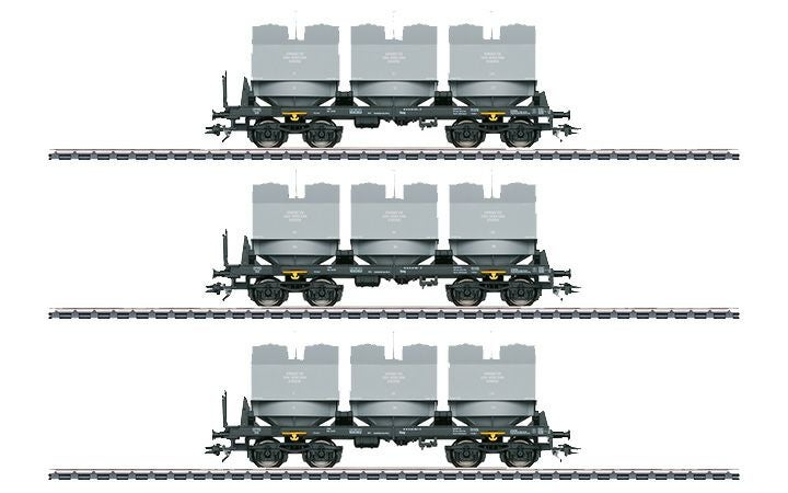 maerklin/メルクリン 48263 石灰岩輸送貨車3両セット DR Type slmmp