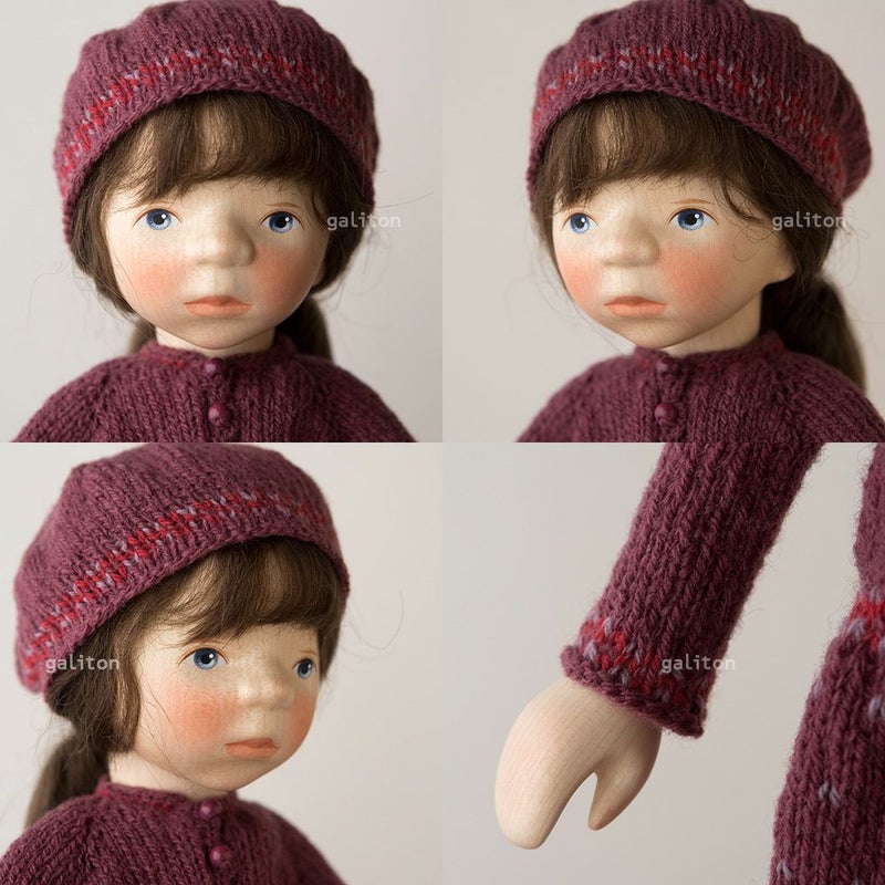 Elisabeth Pongratz ポングラッツ人形 オールウッド H413 エンジニットワンピース