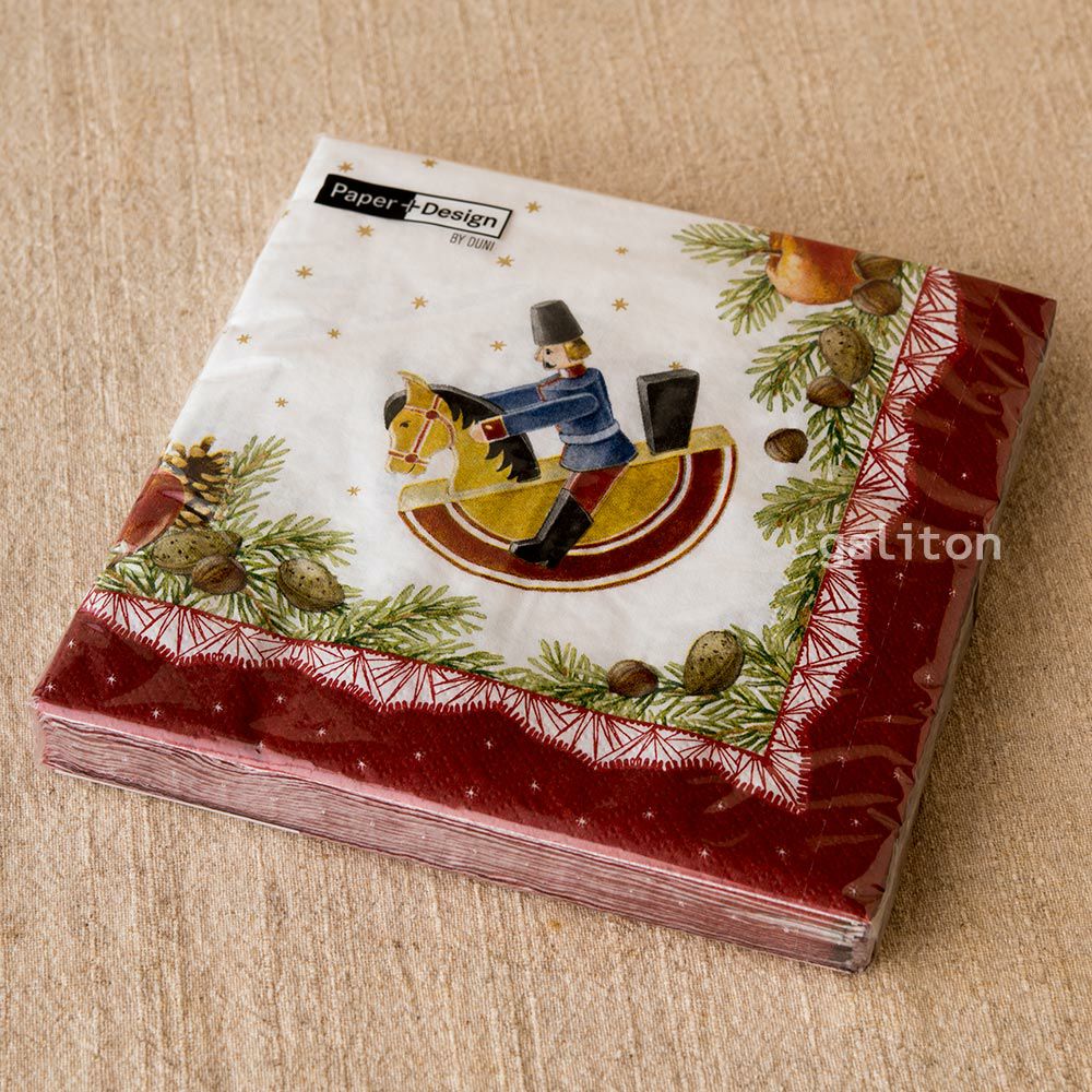 【xmas限定販売】 ペーパーナプキン 木馬