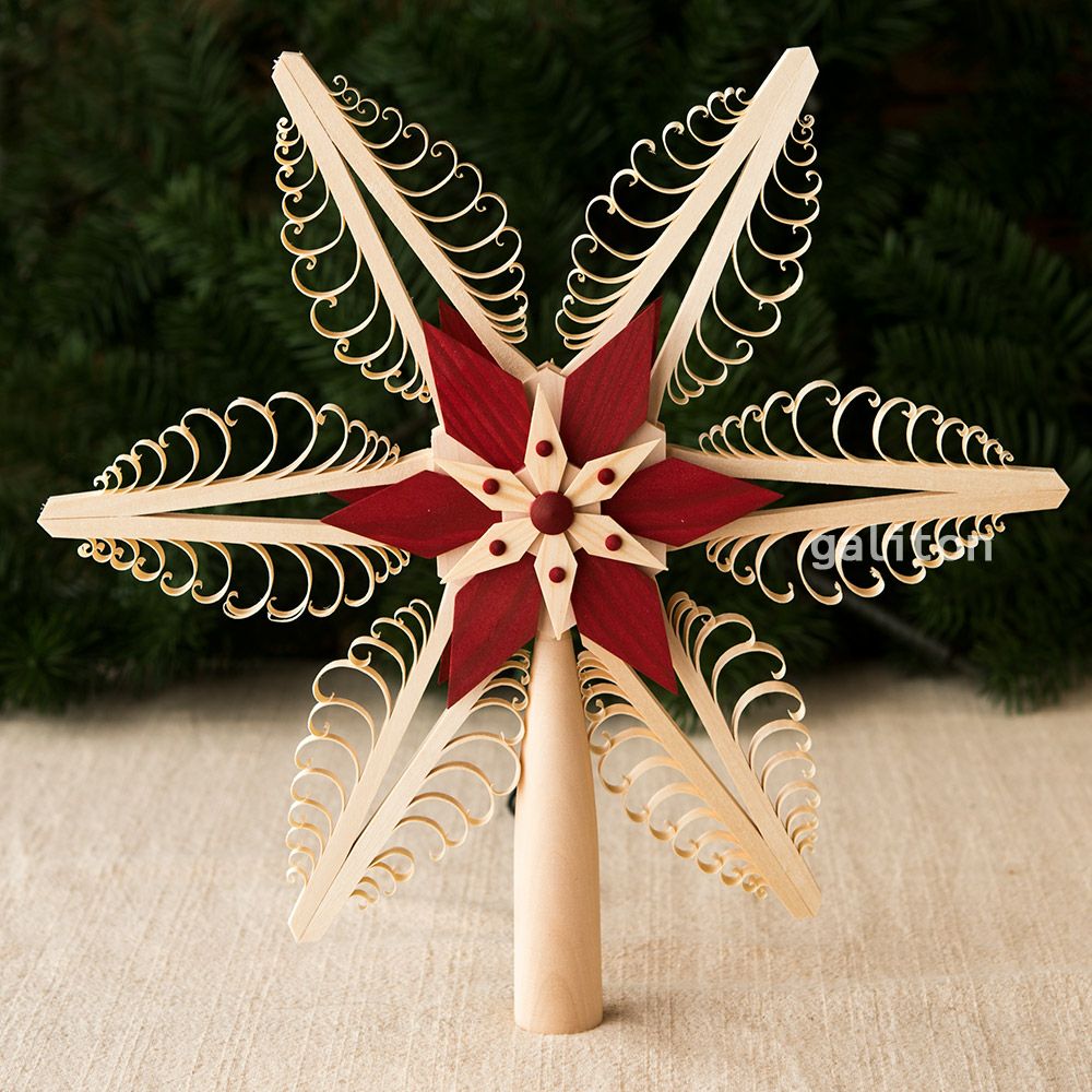 【xmas限定販売】 電球付ツリートップ 32cm 2160191R