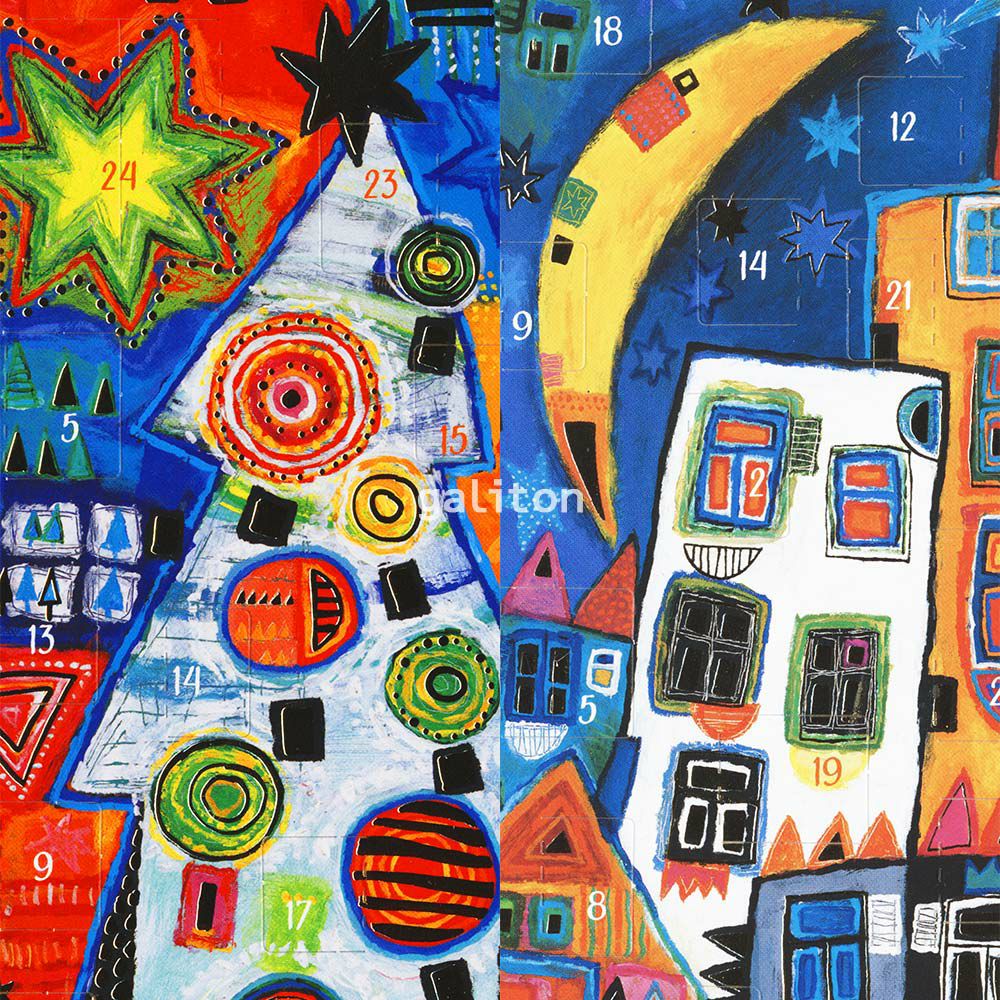 【xmas限定販売】 アドヴェントカード2枚組ほ