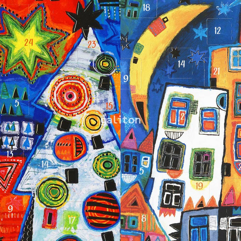 【xmas限定販売】 アドヴェントカード2枚組ほ