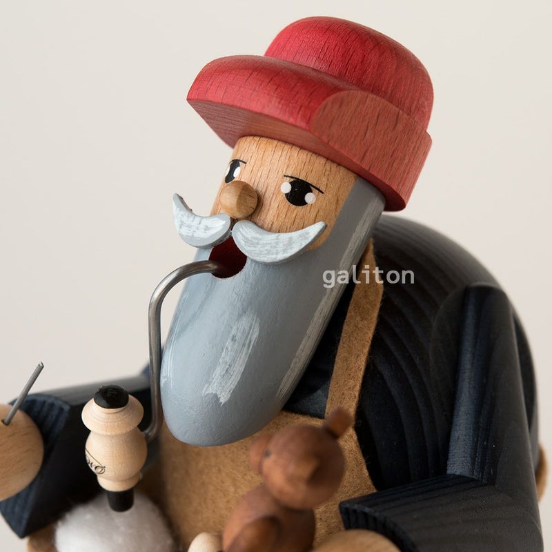 煙出し人形 KWOテディベア職人 21130