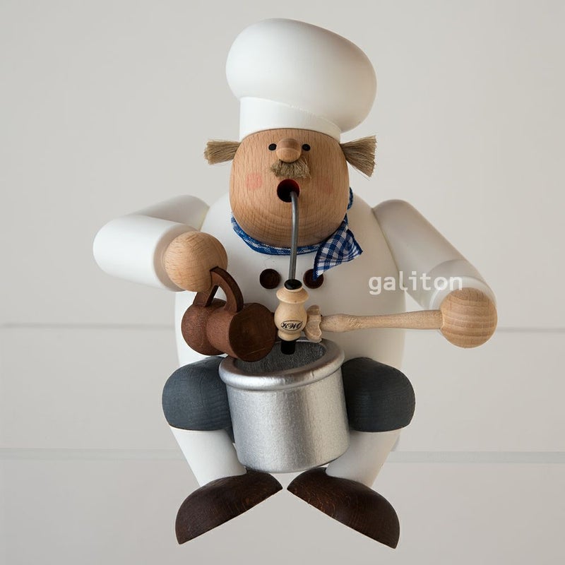 煙出し人形 KWO太っちょ料理人 座り 21565