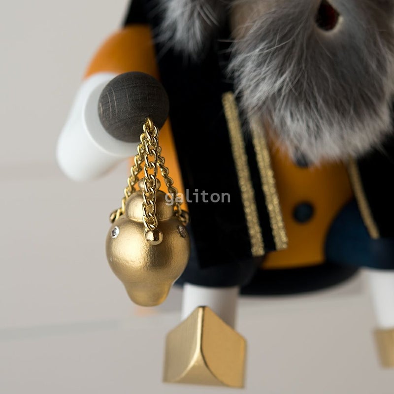 煙出し人形 KWO太っちょ賢者メルキオール 黄 座り 21656