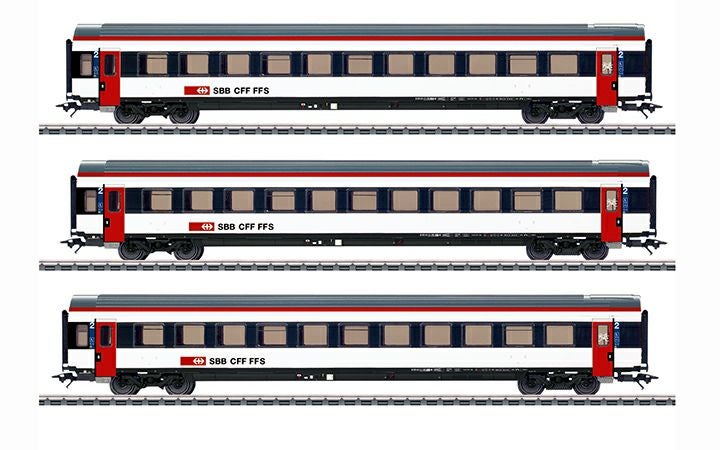 maerklin/メルクリン 42153 客車3両セットSBB Typ EW IV B