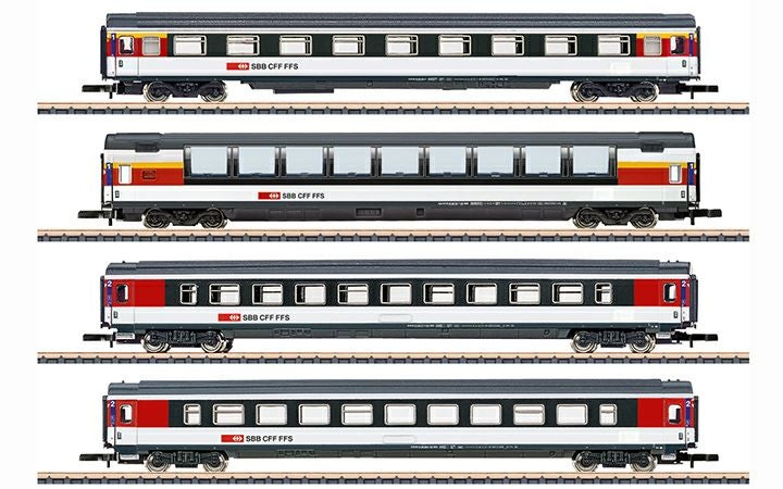 maerklin/メルクリン 87663 客車4両セット SBB/CFF/FFS Zゲージ