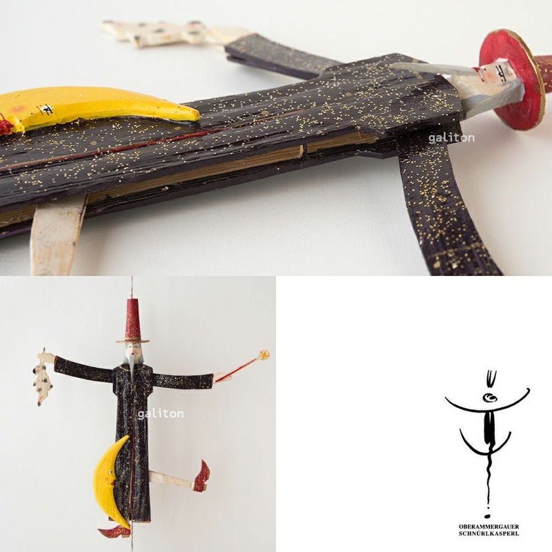 Oberammergauer Schnuerlkasperl なたのハンペルマン 魔術師