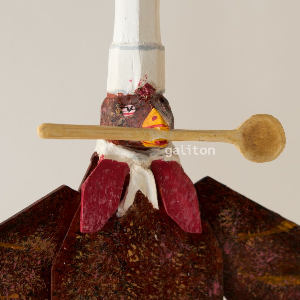 Oberammergauer Schnuerlkasperl なたのハンペルマン にわとりコック