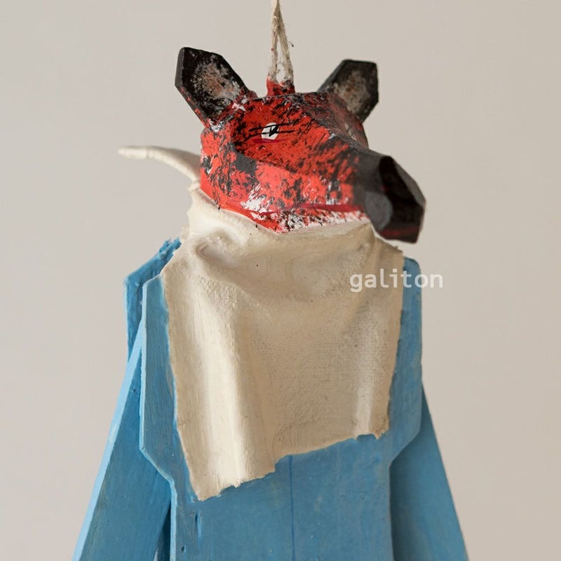 Oberammergauer Schnuerlkasperl なたのハンペルマン キツネの晩餐