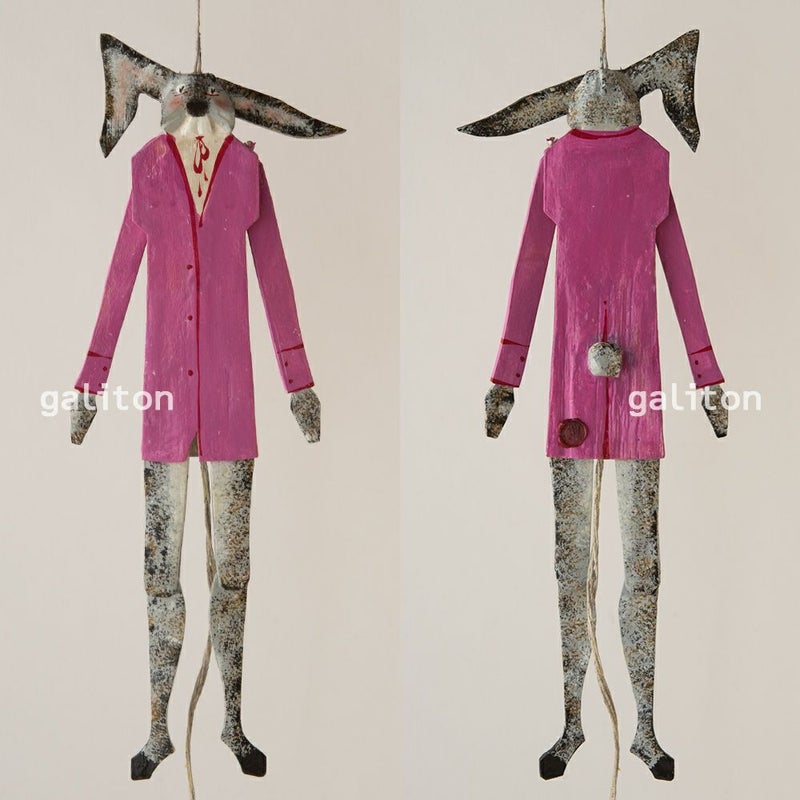 Oberammergauer Schnuerlkasperl なたのハンペルマン ウサギ