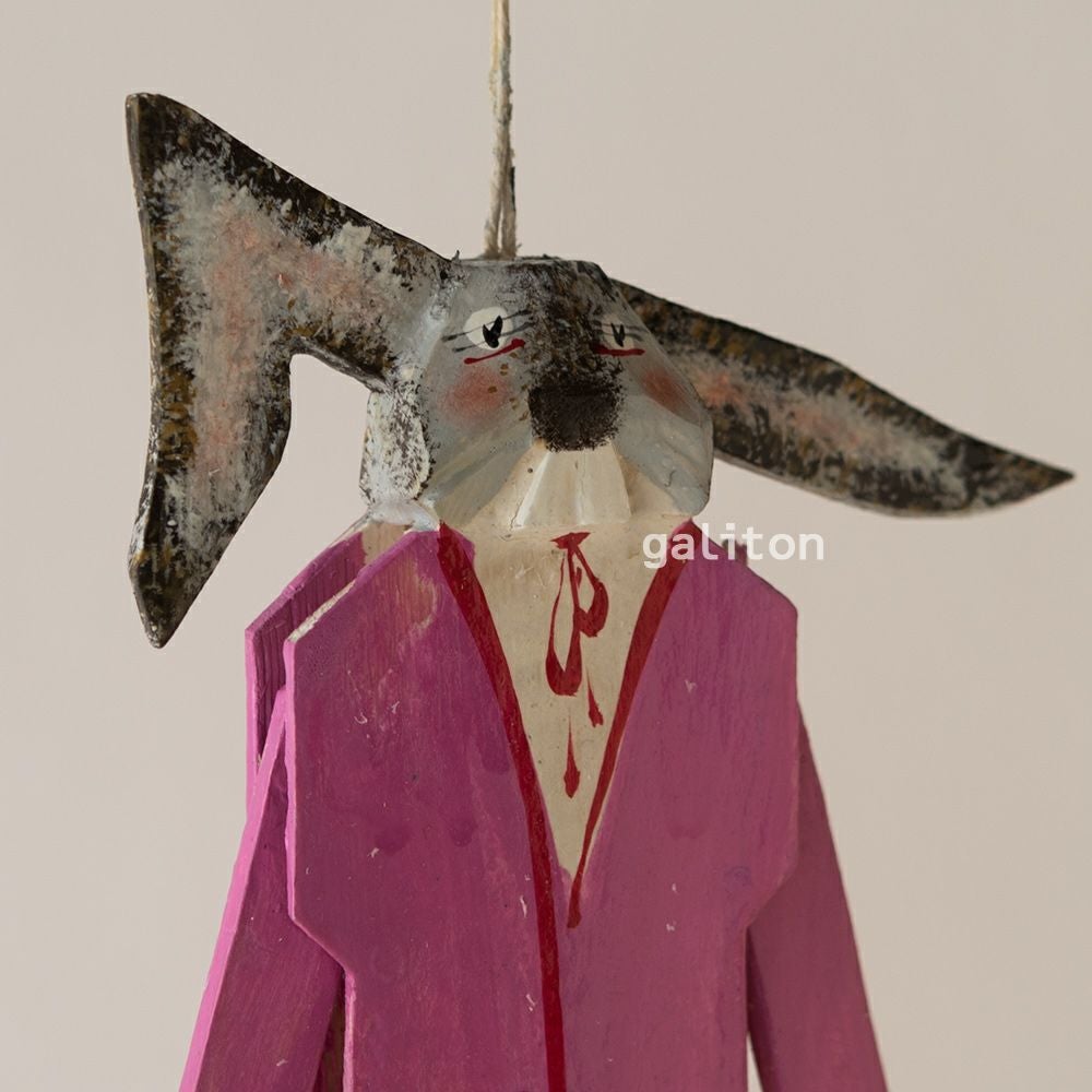 Oberammergauer Schnuerlkasperl なたのハンペルマン ウサギ