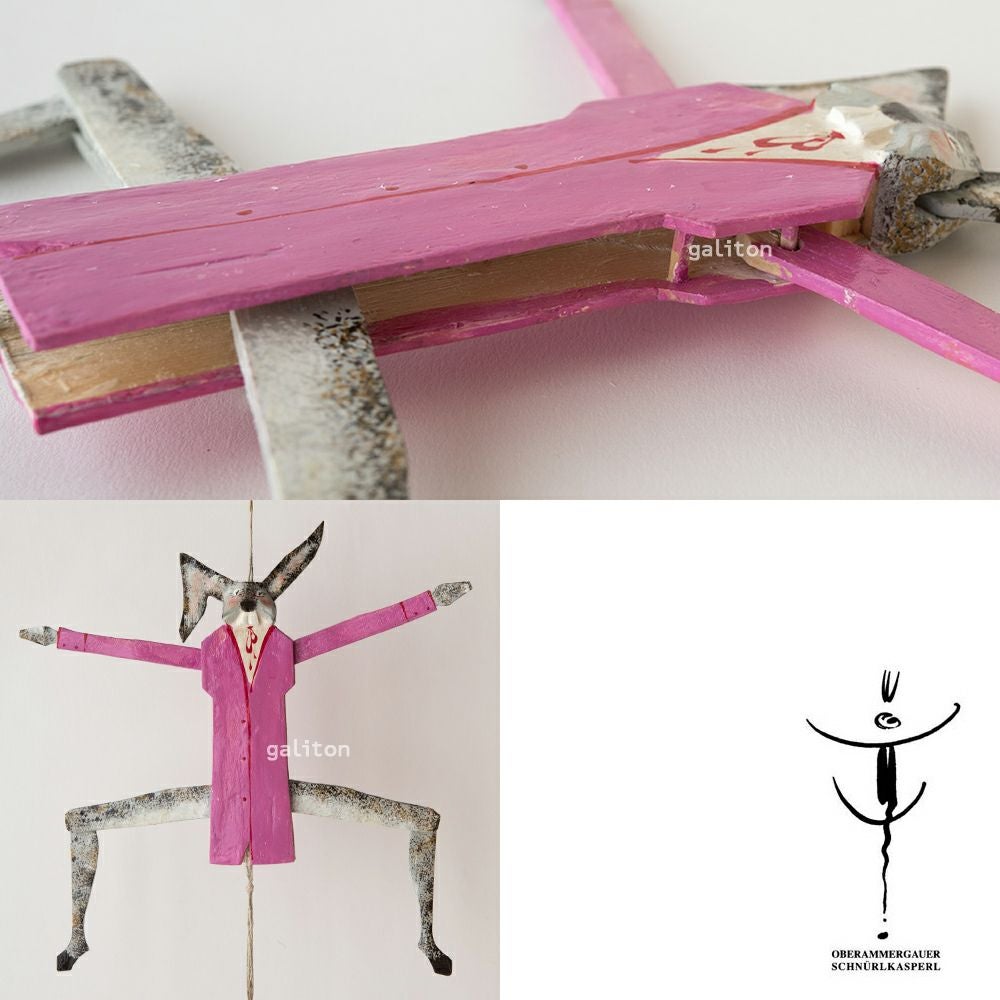 Oberammergauer Schnuerlkasperl なたのハンペルマン ウサギ